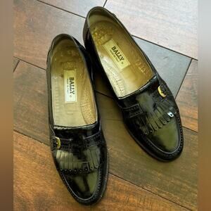 Bally Claremont Loafer Size 9 BLACK
